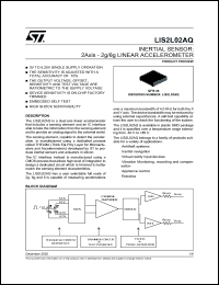datasheet for LIS2L02AQ by SGS-Thomson Microelectronics