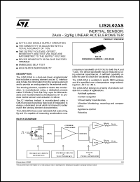 datasheet for LIS2L02AS by SGS-Thomson Microelectronics