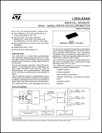 datasheet for LIS3L02AS by SGS-Thomson Microelectronics