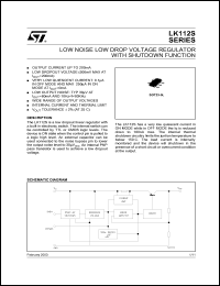 datasheet for LK112SM14TR by SGS-Thomson Microelectronics