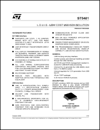 datasheet for LOUIS by SGS-Thomson Microelectronics