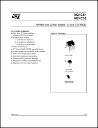 datasheet for M24C32-R by SGS-Thomson Microelectronics