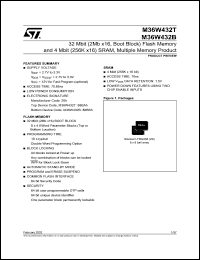 datasheet for M36W432B by SGS-Thomson Microelectronics