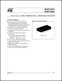 datasheet for M48T248V by SGS-Thomson Microelectronics