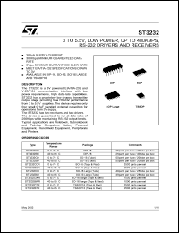 datasheet for ST3232CN by SGS-Thomson Microelectronics