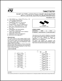 datasheet for 74ACT32701LB by SGS-Thomson Microelectronics