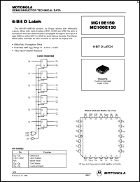 datasheet for MC100E150FN by ON Semiconductor
