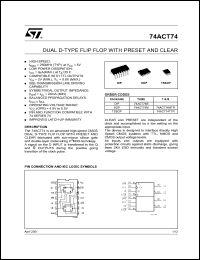 datasheet for 74ACT74B by SGS-Thomson Microelectronics