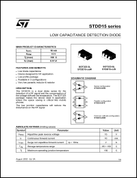 datasheet for STDD15-04W by SGS-Thomson Microelectronics