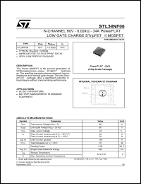 datasheet for STL34NF06 by SGS-Thomson Microelectronics