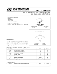 datasheet for THX15 by SGS-Thomson Microelectronics