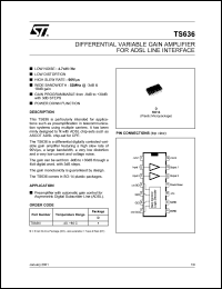 datasheet for TS636ID by SGS-Thomson Microelectronics