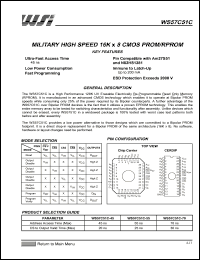 datasheet for WS57C51C- by SGS-Thomson Microelectronics