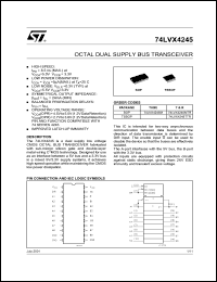 datasheet for 74LVX4245M by SGS-Thomson Microelectronics