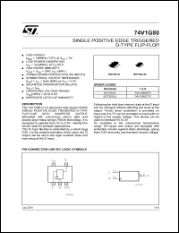 datasheet for 74V1G80CTR by SGS-Thomson Microelectronics