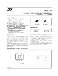 datasheet for 74V1T79CTR by SGS-Thomson Microelectronics