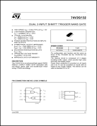 datasheet for 74V2G132CTR by SGS-Thomson Microelectronics