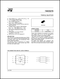 datasheet for 74V2G70CTR by SGS-Thomson Microelectronics