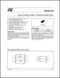 datasheet for 74V2T132CTR by SGS-Thomson Microelectronics