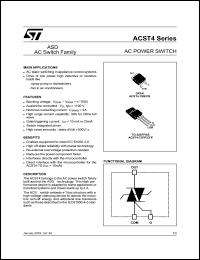 datasheet for ACST4-7CB by SGS-Thomson Microelectronics