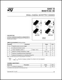 datasheet for BAS70-04FILM by SGS-Thomson Microelectronics