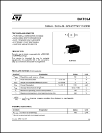 datasheet for BAT60JFILM by SGS-Thomson Microelectronics