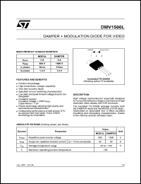 datasheet for DMV1500L by SGS-Thomson Microelectronics