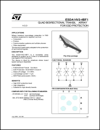 datasheet for ESDA14V2-4BF1 by SGS-Thomson Microelectronics