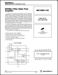 datasheet for MC10SX1125DR2 by ON Semiconductor