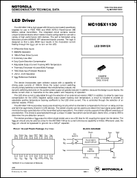 datasheet for MC10SX1130D by ON Semiconductor