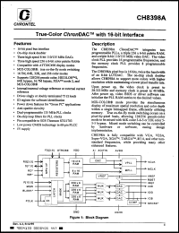datasheet for CH8398A by Chrontel, Inc.