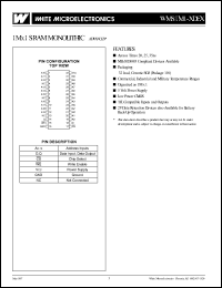 datasheet for WMS1M1-25DEMA by 