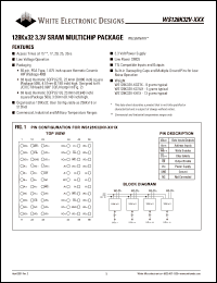 datasheet for WS128K32NV-17H1MA by 