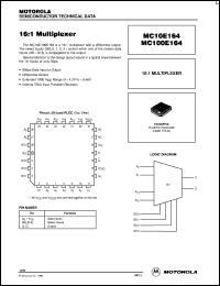 datasheet for MC100E164FN by ON Semiconductor