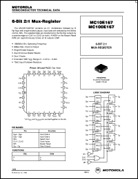 datasheet for MC100E167FN by ON Semiconductor