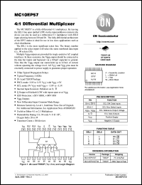 datasheet for MC10EP57DT by ON Semiconductor