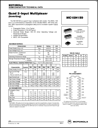 datasheet for MC10H159FN by ON Semiconductor