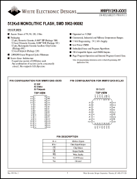 datasheet for WMF512K8-120CLC5 by 