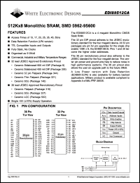 datasheet for EDI88512CA55TI by 