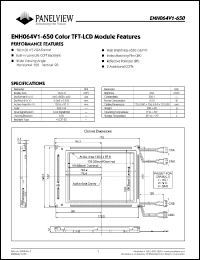 datasheet for ENH064V1-650 by 