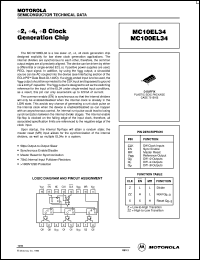 datasheet for MC100EL34D by ON Semiconductor