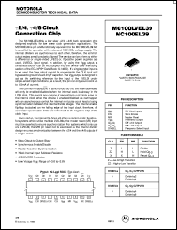datasheet for MC100EL39DW by ON Semiconductor