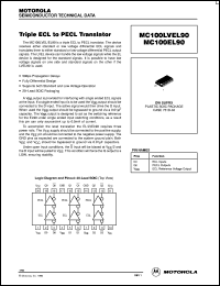 datasheet for MC100EL90DW by ON Semiconductor