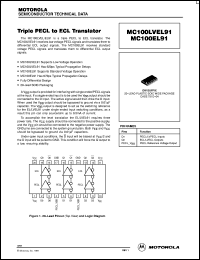 datasheet for MC100EL91DWR2 by ON Semiconductor
