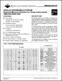 datasheet for WED9LC6816V1610BI by 