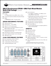 datasheet for WEDPNF8M721V-1015BI by 