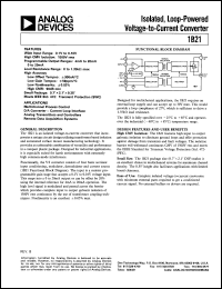 datasheet for 1B21 by Analog Devices