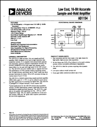 datasheet for AD1154AD by Analog Devices