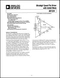 datasheet for AD1324KZ by Analog Devices