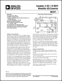 datasheet for AD1671JQ by Analog Devices